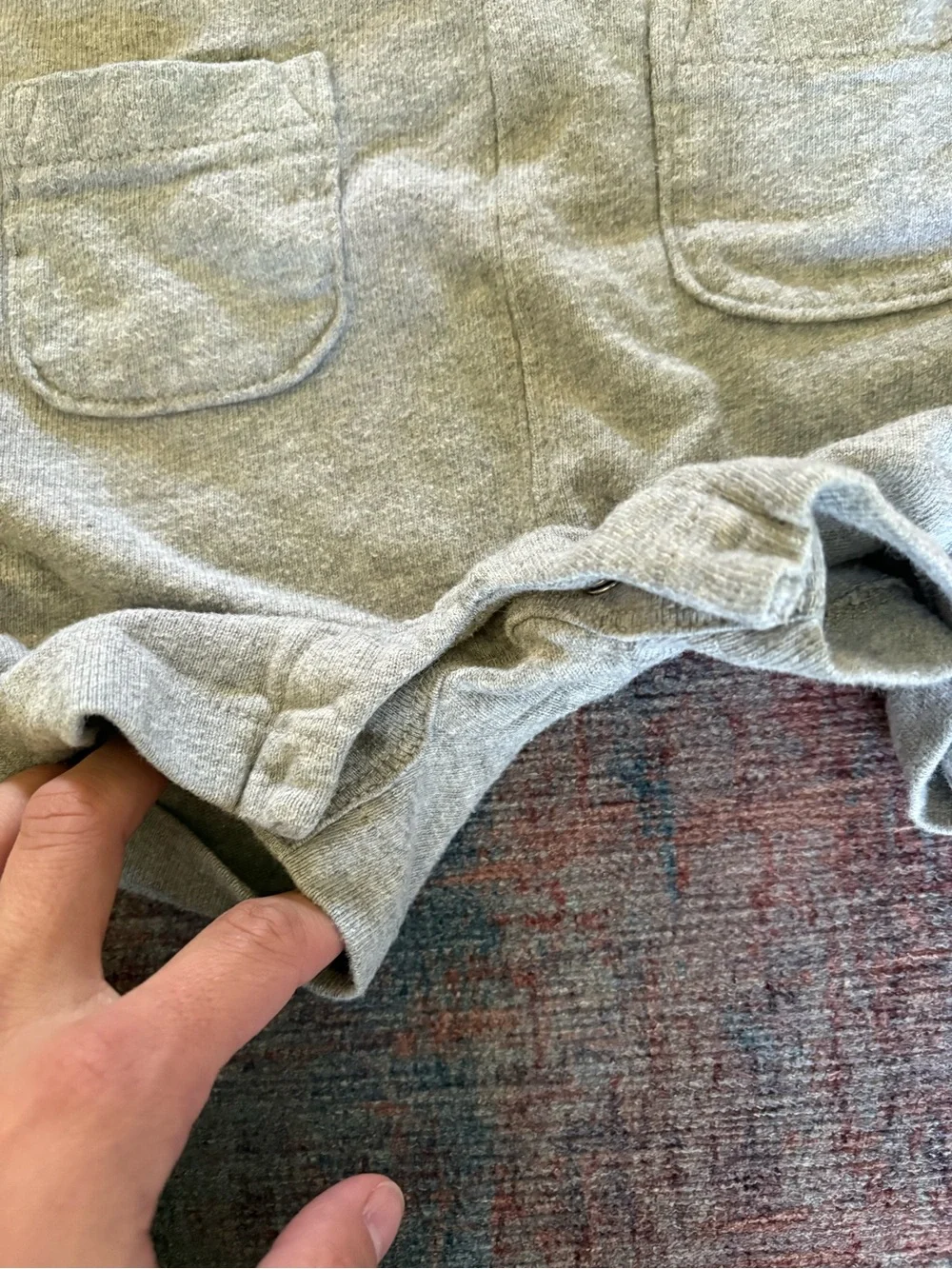 Baby Gap 3 month Grey Romper Overalls